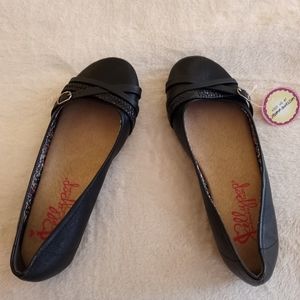 Jellypop Black Ballet Flats